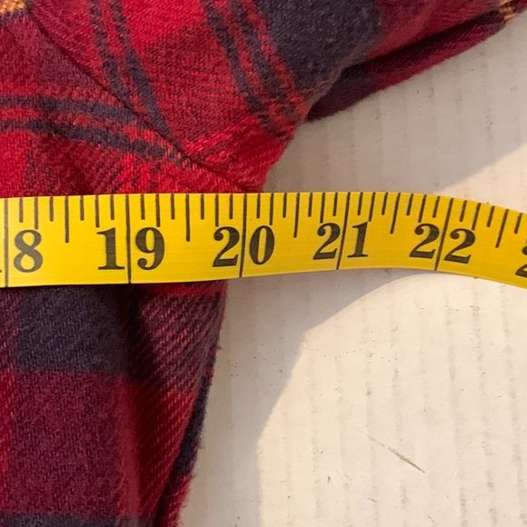 Hurley Womens Red Plaid Hooded Jacket Sherpa Lined Size Medium Outdoor - Picture 7 of 8